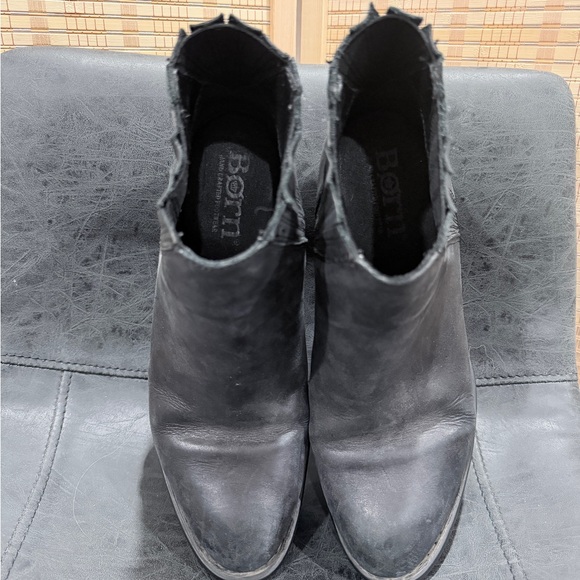 Born Black Ankle Boots - Picture 5 of 6